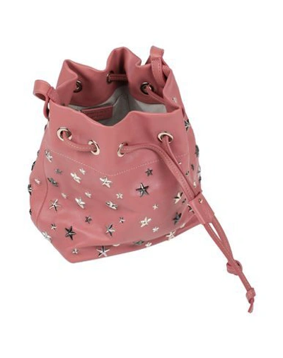 Shop Jimmy Choo Handbags In Pastel Pink