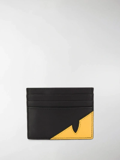 Shop Fendi Bag Bugs Cardholder In Black