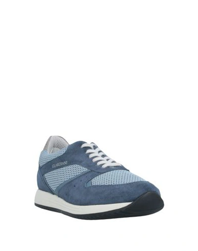 Shop Alberto Guardiani Sneakers In Dark Blue