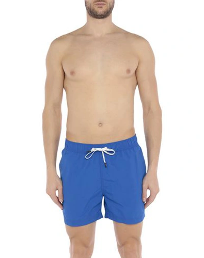 Shop Tommy Hilfiger Swim Shorts In Bright Blue
