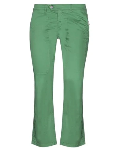 Shop Jeckerson Casual Pants In Green