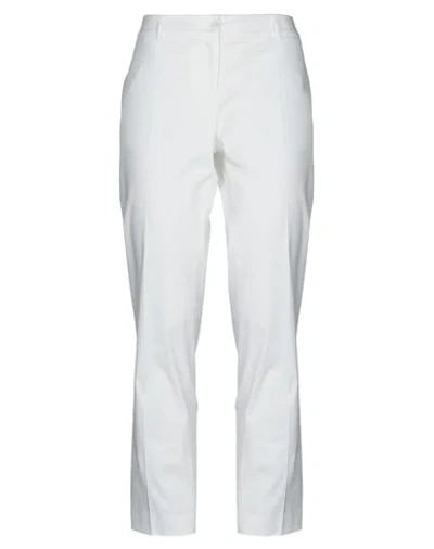 Shop Alessandro Dell'acqua Casual Pants In White