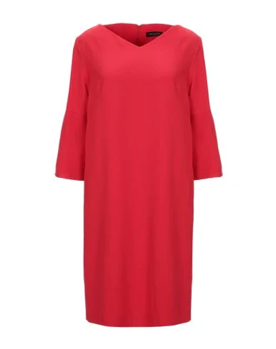 Shop Antonelli Woman Mini Dress Red Size 10 Polyester, Elastane