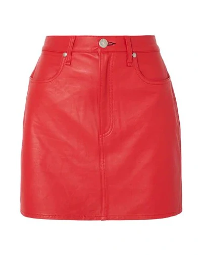 Shop Rag & Bone Mini Skirts In Red