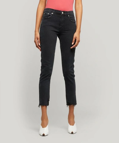 Shop Agolde Toni Mid-rise Straight Jeans In Feral