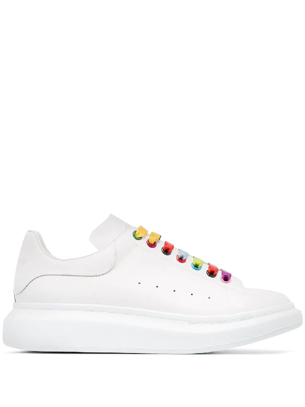 alexander mcqueen sneakers rainbow