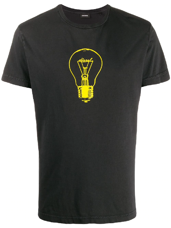 diesel light bulb t shirt