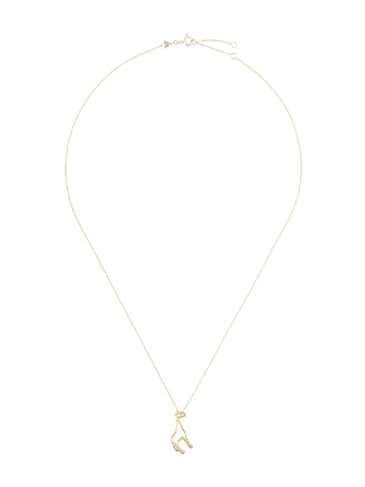 Shop Aliita 9kt Gold Giraffe Necklace