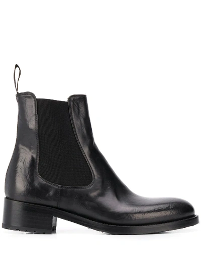 Shop Scarosso Natalia Chelsea Boots In 黑色