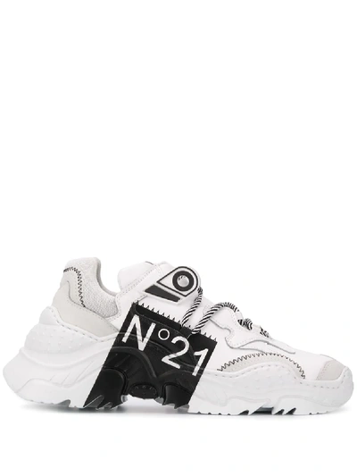 Shop N°21 Billy Sneakers In White