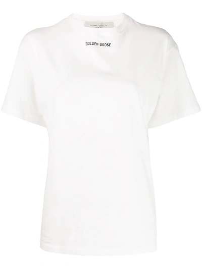 Shop Golden Goose Dream Text Print T-shirt In White