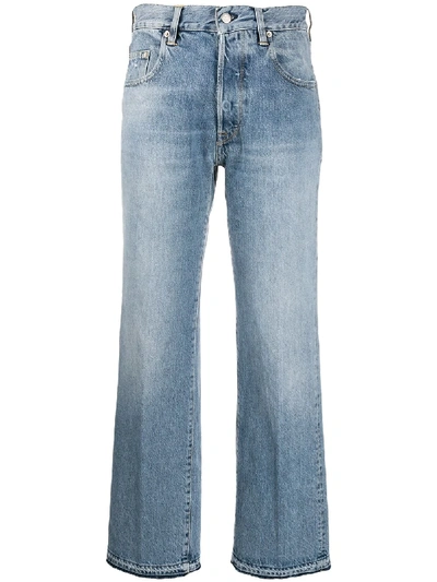 Shop Golden Goose High-waisted Jeans In Blue