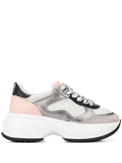 Shop Hogan Maxi I Active Chunky Sneakers In Grey