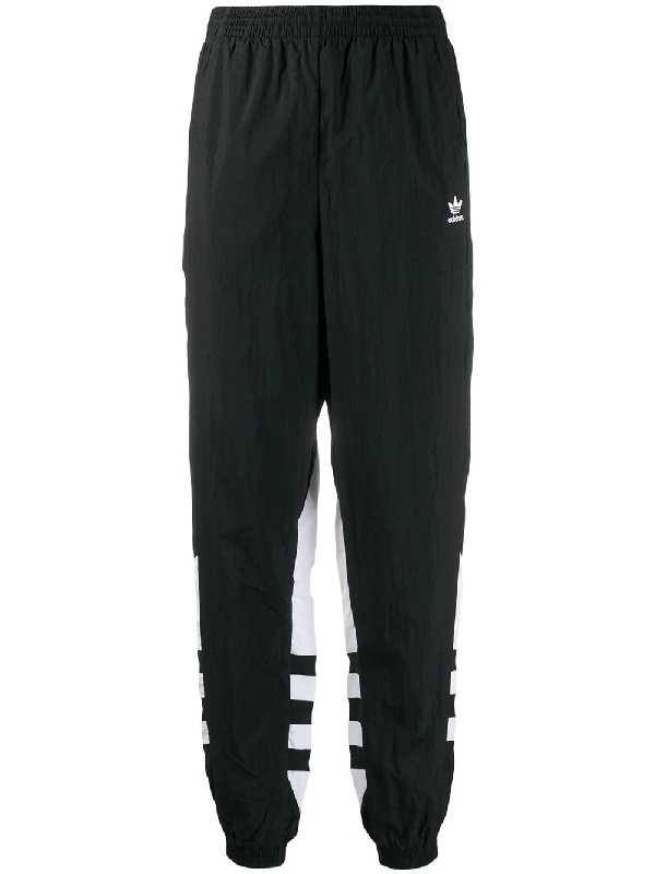 Adidas Originals Adidas Large Logo Print Track Pants In Black ModeSens