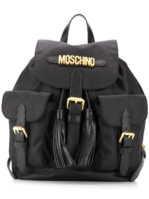 moschino nylon backpack