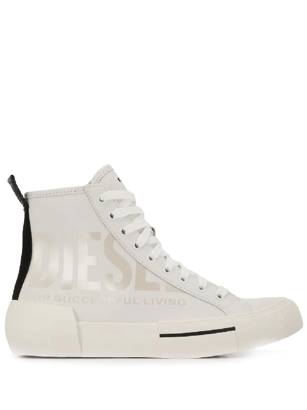 white diesel high top sneakers
