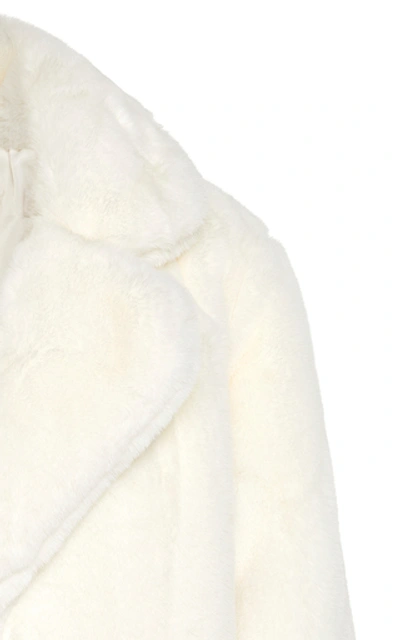 Shop Apparis Manon Faux-fur Coat In White