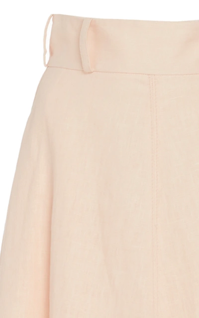 Shop Zimmermann Women's Linen Maxi Skirt In Neutral