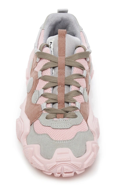 Shop Acne Studios Bolzter Mesh Low-top Sneakers In Pink