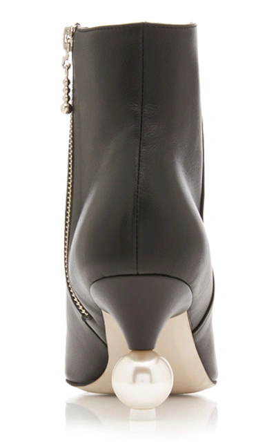 Shop Yuul Yie Exclusive Martina Leather Ankle Boots In Black