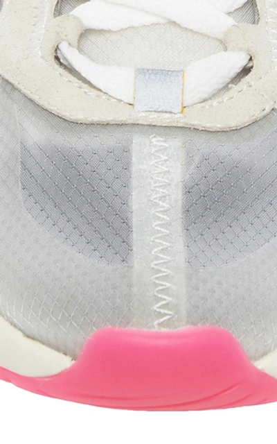 Shop Acne Studios Mesh Low-top Sneakers In Pink