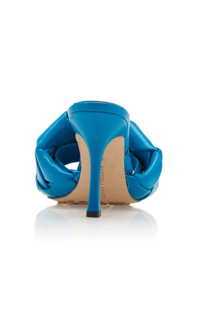 Shop Bottega Veneta Lido Sandals In Blue