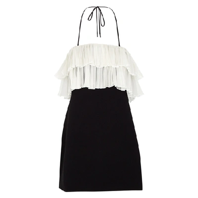 Shop Alexis Bani Black Layered Mini Dress