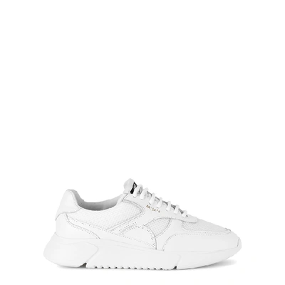 Shop Axel Arigato Genesis White Leather Sneakers