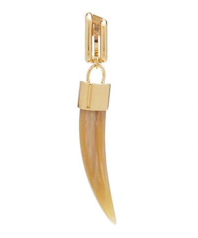 Shop Chloé Gold-tone Horn Drop Earring