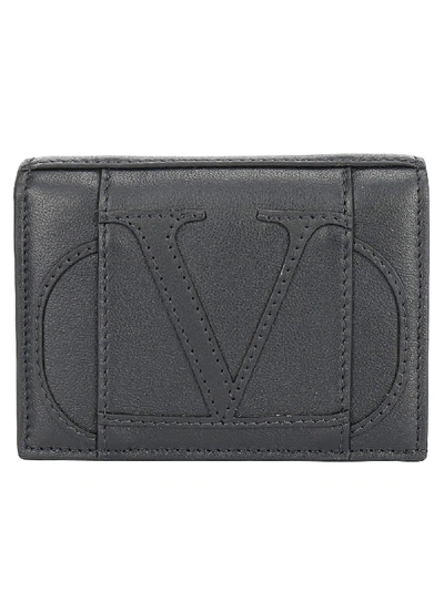 Shop Valentino Wallet In Nero