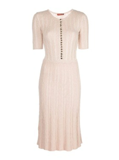 Shop Altuzarra Cassidie Knitted Dress In Neutrals