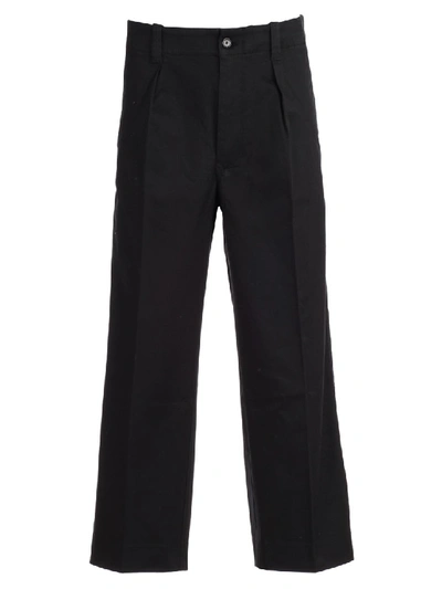 Shop Tommy Hilfiger Pants Chino Pleated In Black