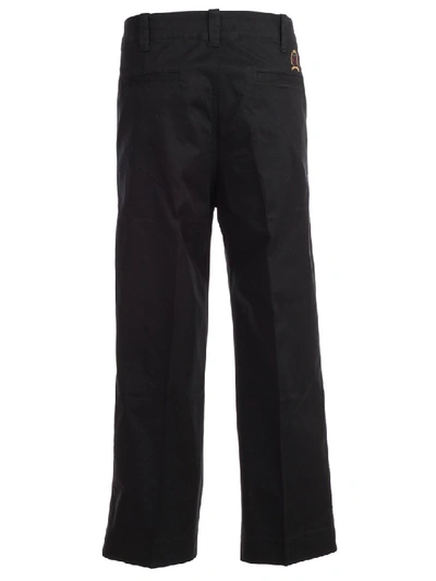 Shop Tommy Hilfiger Pants Chino Pleated In Black