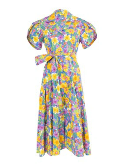 Shop Lhd Glades Dress In Purple