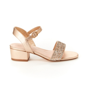 bcbg gold sandals