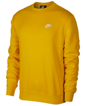 nike men's fleece crew sweatshirt