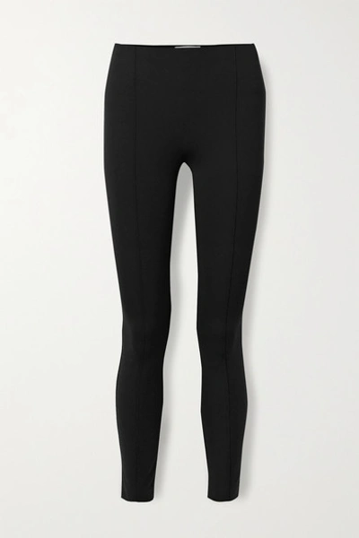 Shop The Row Cosso Stretch-ponte Skinny Pants In Black