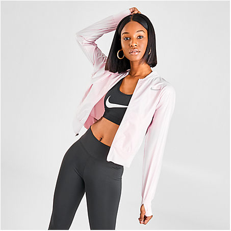 nike women's full zip running jacket