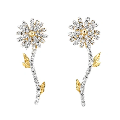 Shop Anabela Chan Mini Daisy Earrings In Not Applicable