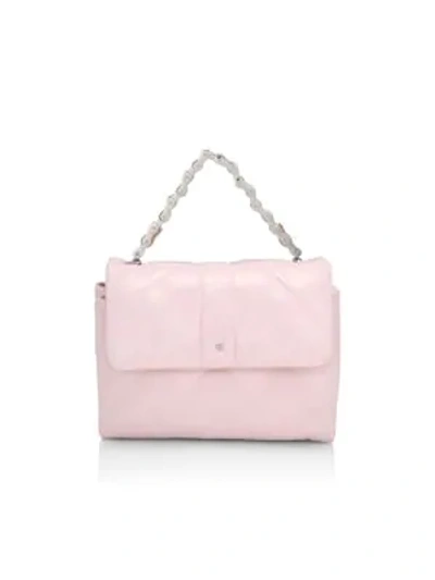 Shop Alexander Wang Halo Quilted Leather Crossbody Bag In Pink