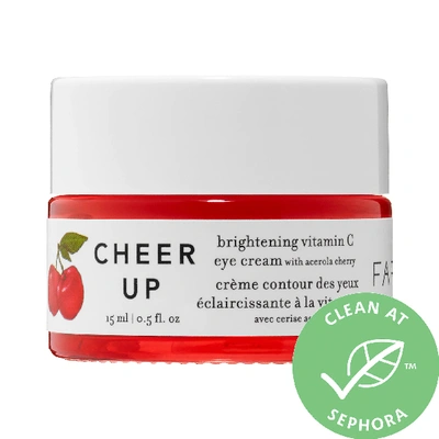 Shop Farmacy Cheer Up Brightening Vitamin C Eye Cream With Acerola Cherry 0.5 oz/ 15 ml