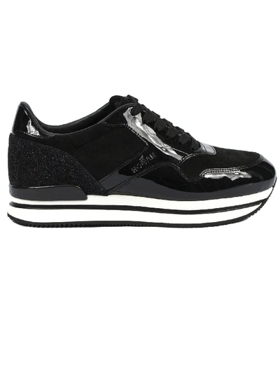 Shop Hogan H222 Sneakers In Black