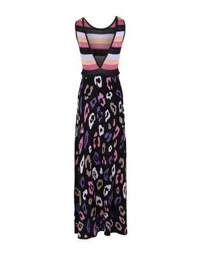 Shop Just Cavalli Long Dresses In Black