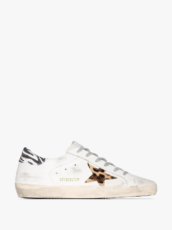 leopard print golden goose sneakers
