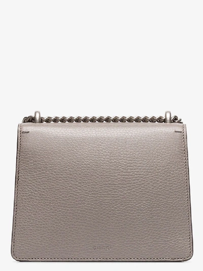 Shop Gucci Grey Dionysus Mini Leather Shoulder Bag