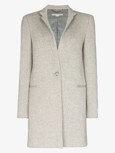Shop Stella Mccartney Single-breasted Coat In Grey