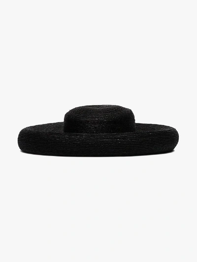 Shop Eliurpi Capelina Sun Hat In Black