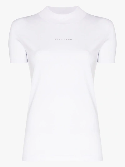 Shop Alyx 1017  9sm Babydoll Printed T-shirt In White