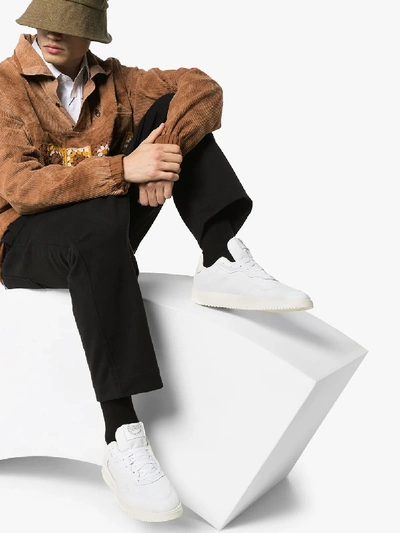 Shop Adidas Originals White Sc Premiere Gore-tex Leather Sneakers