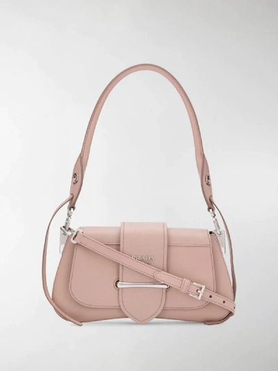 Shop Prada Sidonie Shoulder Bag In Pink